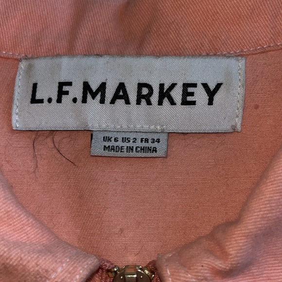 L.F. Markey Danny Playsuit in Coral Pink US 2 - Picture 7 of 10